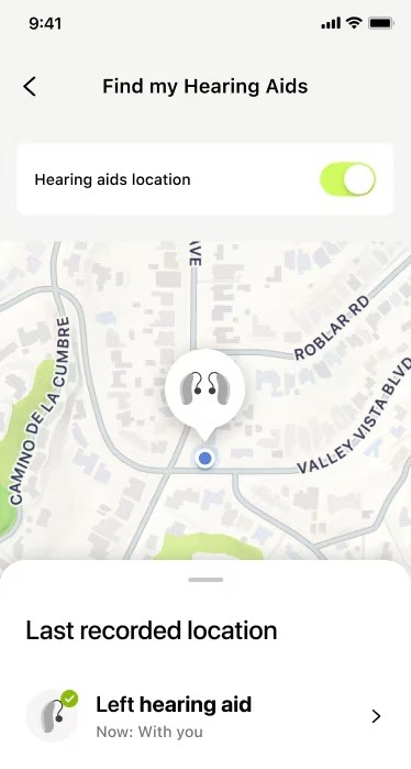 myphonak app find my hearing aids
