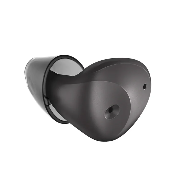 Signia Active Mini 7IX hearing aid in Garnet Black